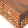 Regency - Woven Console Table With 2 Drawers - Brown - Image 7