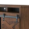 Farmhouse - Electric Fireplace TV Stand For TVs Up To 100" - Aged Whiskey - Image 9