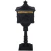 Cast Aluminum Mail Box, Postal Box, Mailbox - Black - Image 8
