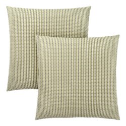 Pillows, Square, Insert Included, Decorative Throw, Hypoallergenic, Stylish Appearance (Set of 2) - Green