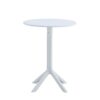 3 Piece Set, Plastic Arm Chair, Bistro Grs Premium Ocean Plastic - White - Image 2