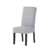 Amaranthine - Upholstered Dining Chair With High Back And Wood Legs (Set of 2) - Light Gray - Image 9