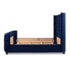 Brooklyn - Queen Tufted Panel Bed Headboard And Footboard Set - Navy Blue - Image 2
