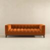 Melissa - Mid Century Modern Sofa - Orange - Image 2