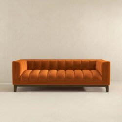 Melissa - Mid Century Modern Sofa - Orange