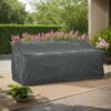 Shield - Patio Outdoor 3 Seater Sofa Cover - Dark Gray - Image 3
