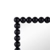 Full Length Mirror With Metal Beaded Frame, Rectangular Oversized Mirror For Living Room Bedroom - Black - Image 5
