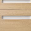 3 Drawer Mobile File Cabinet Under Desk Office, Simple Style Versatile Storage Cabinet For Legal / Letter / A4 Files, 5 Wheel Design Anti-Tilting Cold Rolled Steel Waterproof Moisture-Proof - White / Light Brown - Image 2