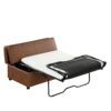 Twin Size Folding Ottoman Sleeper Bed With Mattress Convertible Guest Bed - Brown - Image 12