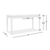 Dumont - Modern Farmhouse 1 Drawer Fluted Home Office Writing Desk - Natural Blonde - Image 7