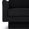 360° Modern Swivel Accent Chair Round Armchair, Thick Padded Single Lounge Sofa Upholstered Comfy - Black - Image 9