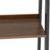 Sawhorse - Solid Walnut Veneer And Metal Ladder Shelf - Walnut - Image 2