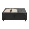 2 Door, 3 Drawer Cabinet, Suitable For Bedroom - Black - Image 12