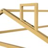 Queen Metal House Shape Platform Bed - Gold - Image 10