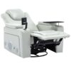 270° Swivel Power Recliner Individual Seat Home Theater Recliner With Surround Sound, Cup Holder, Removable Tray Table, Hidden Arm Storage For Living Room - Gray - Image 16