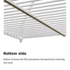 Adam - Twin Over Full Metal Bunk Bed - White Metal - Image 16
