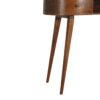 Wave Writing Desk, 2 Drawer - Chestnut - Image 2
