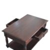 Turned Legs Console Table - Brown - Image 7