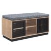 Gamaliel - Bench With Storage - Oak / Espresso - Image 3