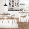 Dakota - Industrial Dining Table - White / Brown - Image 5