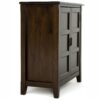 Burlington - Low Storage Cabinet - Mahogany Brown - Image 4