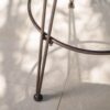Outdoor Rattan Barstools With Black Brush Copper Iron Frame (Set of 2) - Multi Brown - Image 2