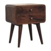 Curved Nightstand - Walnut - Image 9