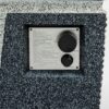 20" Propane Gas Fire Pit Table, 50000 Btu Square Concrete Fire Pit For Outside Patio Deck Garden Backyard - Light Gray Blue - Image 10