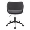 Margarite - Contemporary Task Chair - Black - Image 5
