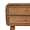 Close Knit 2 Drawer Nightstand - Oak - Image 4