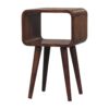Mini Curved Open Nightstand - Caramel - Image 5