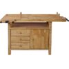 Wood Workbench For Garage Workshop And Home - Natural - Image 15