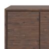 Lowry - Large 4 Door Sideboard Buffet - Distressed Charcoal Brown - Image 6
