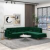Brooke - Sectional Sofa Right Facing - Green - Image 6