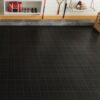 Interlocking Deck Tiles Plastic Waterproof Outdoor All Weather Anti-Slip Bathroom Shower Balcony Porch Strong Weight Capacity Upto 6613 Lbs, Rosette Pattern Pack Of 12 - Black - Image 15