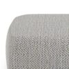 Nate - Square Pouf - Patterned Gray Melange - Image 5