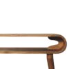 Amaya - Nordic Style Console Table - Beige Brown - Image 4