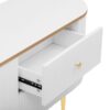 Modern TV Stand For TVs Up To 80", Entertainment Center With 4 Drawers And 1 Cabinet, Wood TV Console Table With And Handles For Living Room - White - Image 21