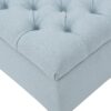 Glouster - Contemporary Storage Ottoman With Button Tufting - Blue - Image 5