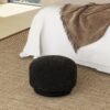 Fuji - Mushroom Footstool Ottoman - Ebony Black - Image 4