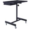 Adjustable Tear Down Work Table With Drawer For Garages, Repair Shops, And Diy, Portable, (4) 2.5" Swivel Casters, 220 Pound Capacity, Rubber Corners, Heavy Duty Steel - Black - Image 20