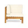Oana - 3 Piece Love Seat Set With Coffee Table - Beige - Image 4