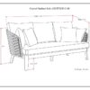 Carmel - Outdoor Sofa - Sand Drift - Image 11