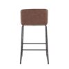 Casper - Fixed Height Contemporary Counter Stool (Set of 2) - Black / Espresso - Image 5