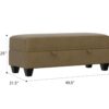 Drason - Storage Ottoman - Brown - Image 6