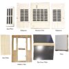 Outdoor DoubleCedar Far Infrared Sauna Room - Natural - Image 5