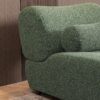 1 Piece Luxury Chenille Fabric Modular Sofa With Spring Cushions & Hidden Legs - Green - Image 4