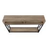 Accent Table, Console, Entryway, Narrow, Sofa, Living Room, Bedroom, Contemporary, Modern - Taupe - Image 5