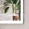 LED Bathroom Vanity Mirror Wall Mounted, Adjustable White / Warm / Natural Lights Anti-Fog Touch Switch With Memory Modern Smart Large Bathroom Mirrors - Silver - Image 8