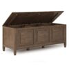 Connaught - Storage Bench Trunk - Natural Aged Brown - Image 3